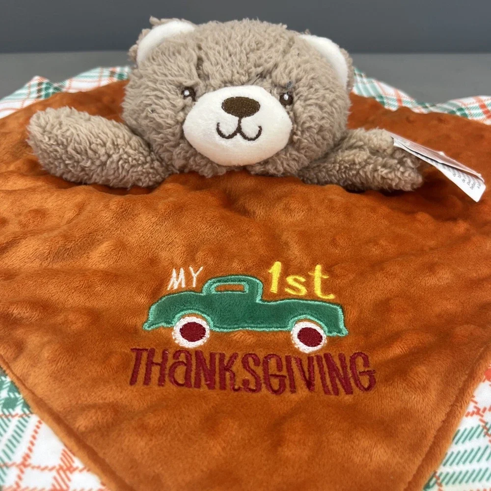 Baby Starters My 1st Thanksgiving Bear Thanksgiving Security Blanket Lovey
